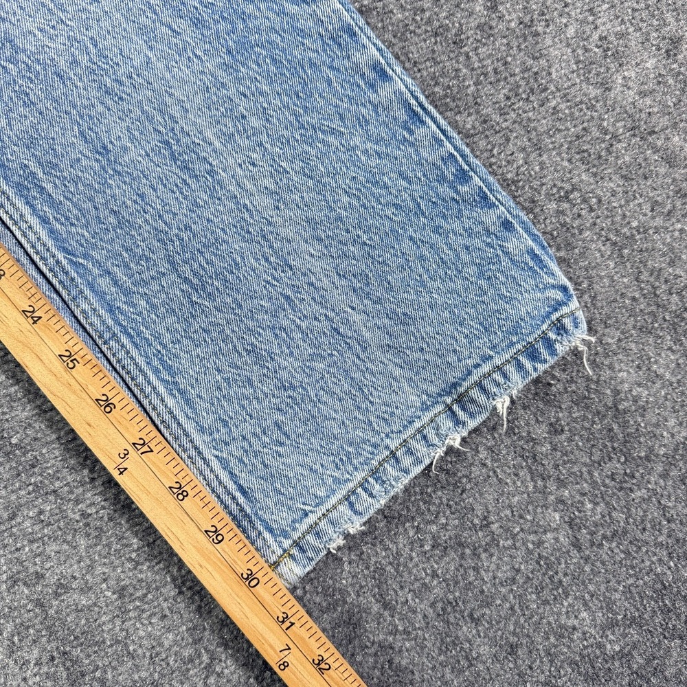 Wrangler High Rise Bold Boot Jeans Womens 10x32 Bootcut Stretch Distressed - Picture 13 of 14